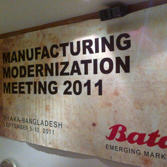 Bata Manufacturing Modernization Meeting 2011 - 1